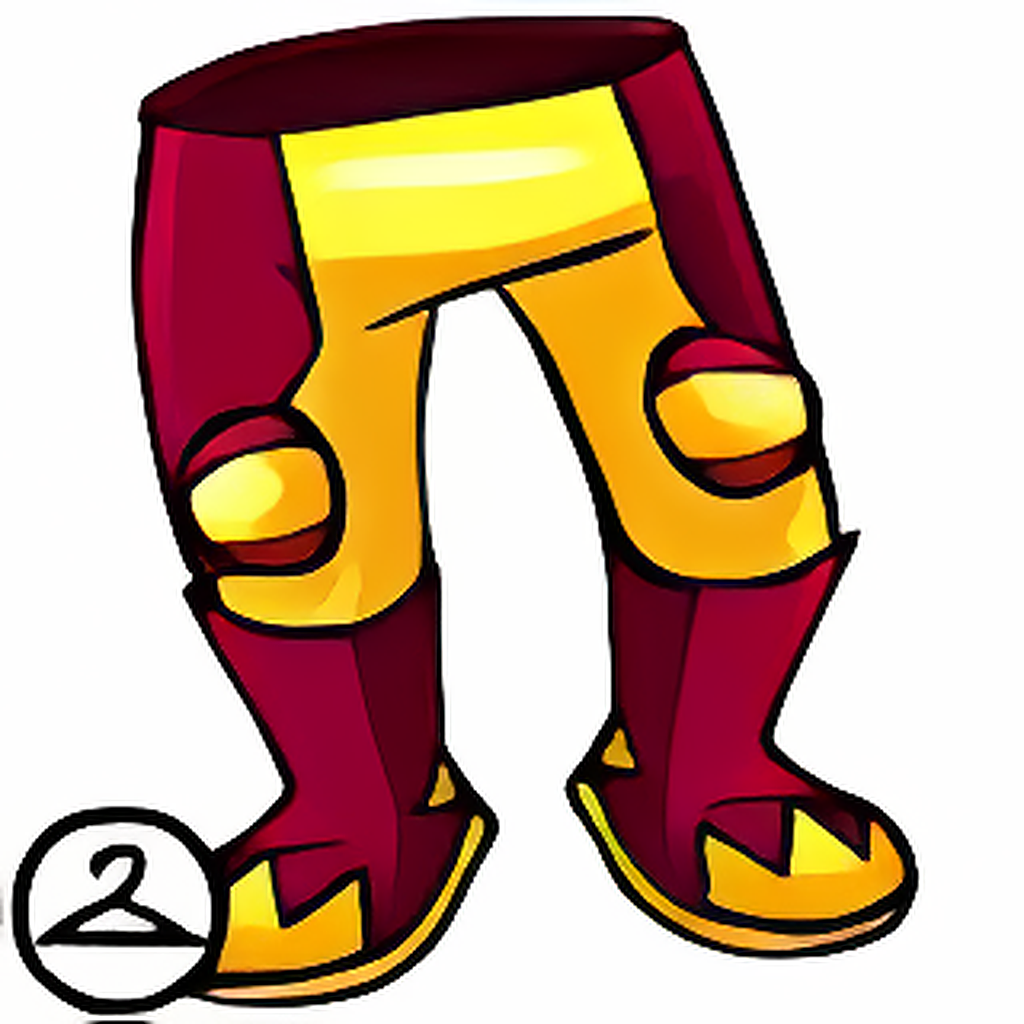 Hero of Neopia Trousers and Shoes
