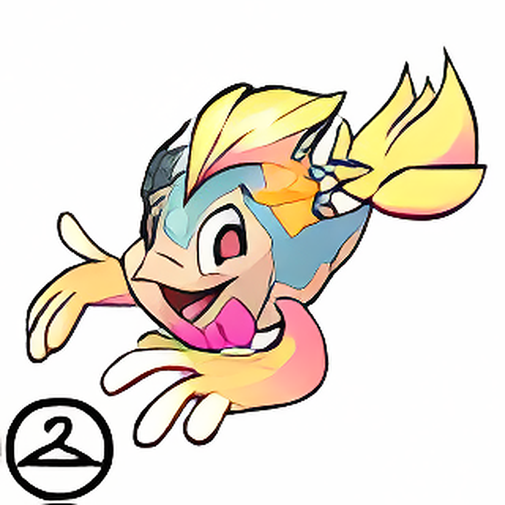 Prismatic Light Blue: Celebratory Anniversary Koi