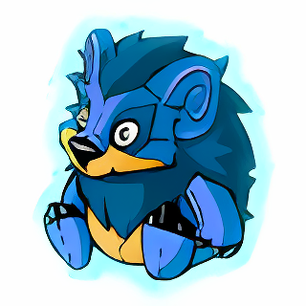 Magical Blue Yurble Plushie