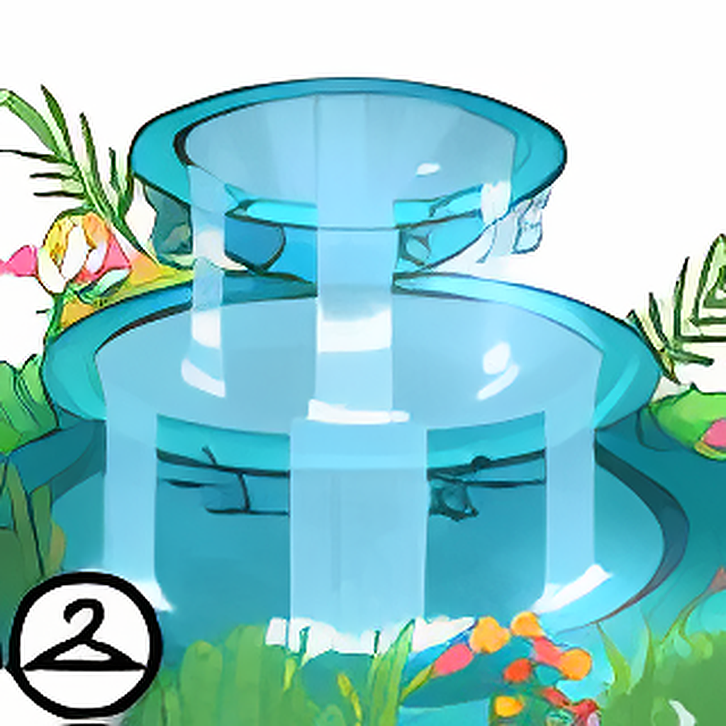 Glass Fountain Pool
