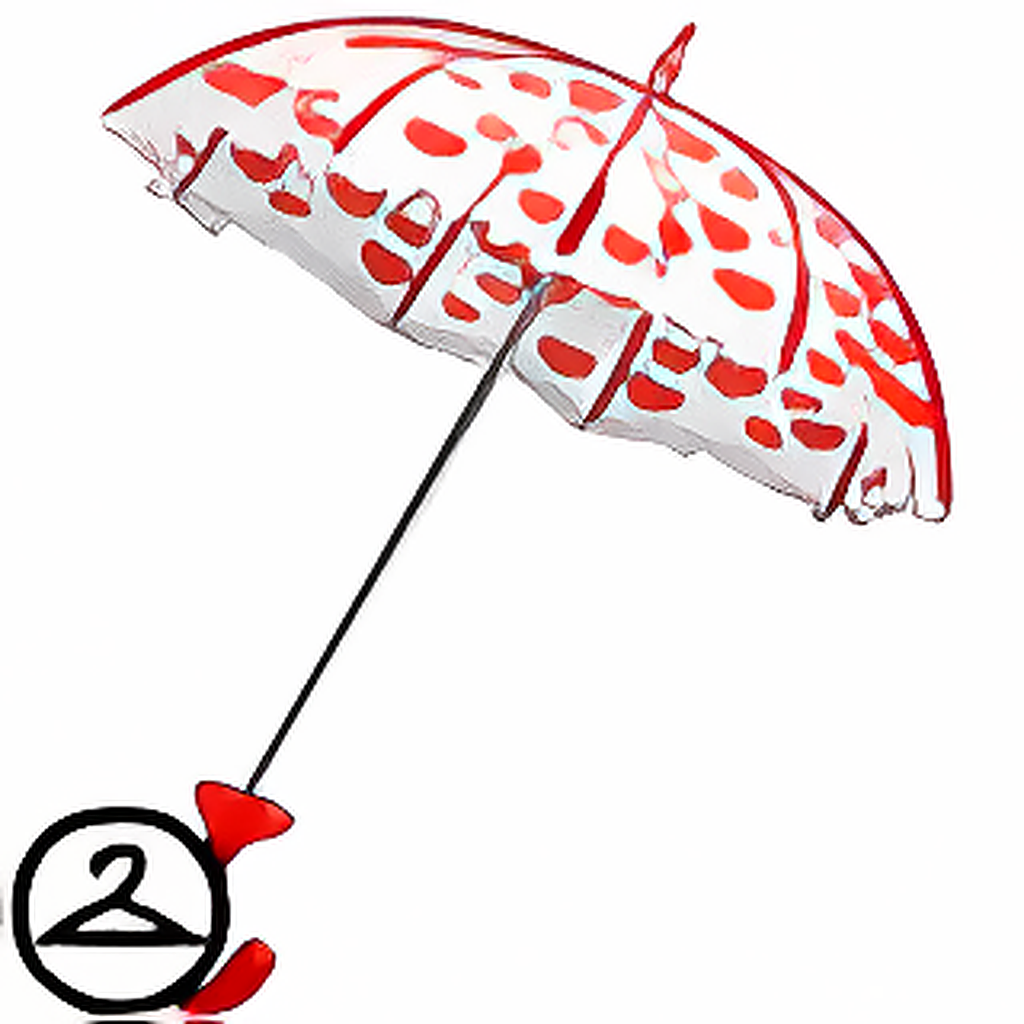 Raining Hearts Umbrella
