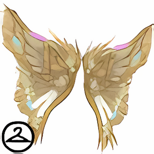 Straw and Flowers Wings
