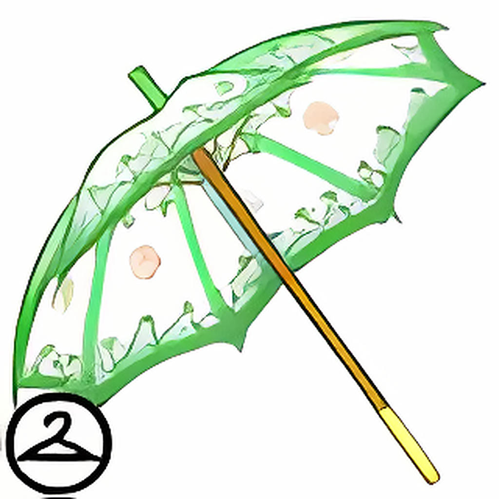 Dyeworks Green: Garden Tea Parasol