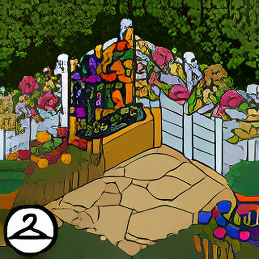 Pixel Habbo Hotel Cosy Garden Background