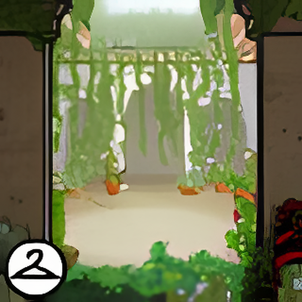 Premium Collectible: Hanging Garden Background