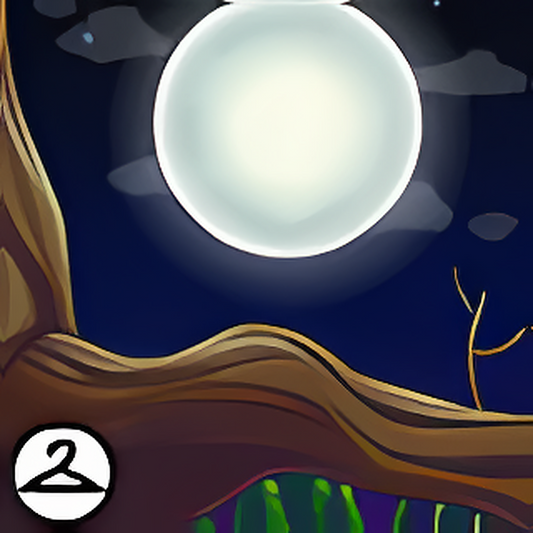 Midnight Tree Hangout Background