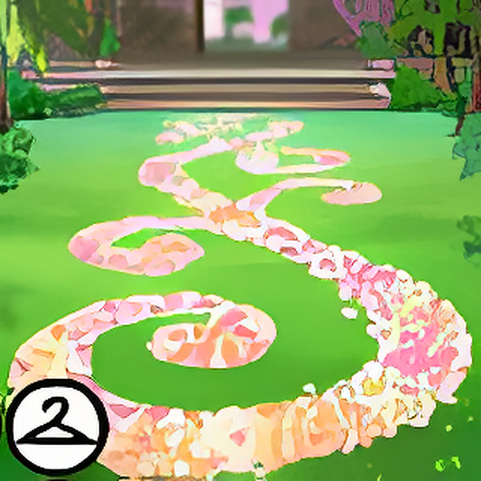 Pathway of Petals Background