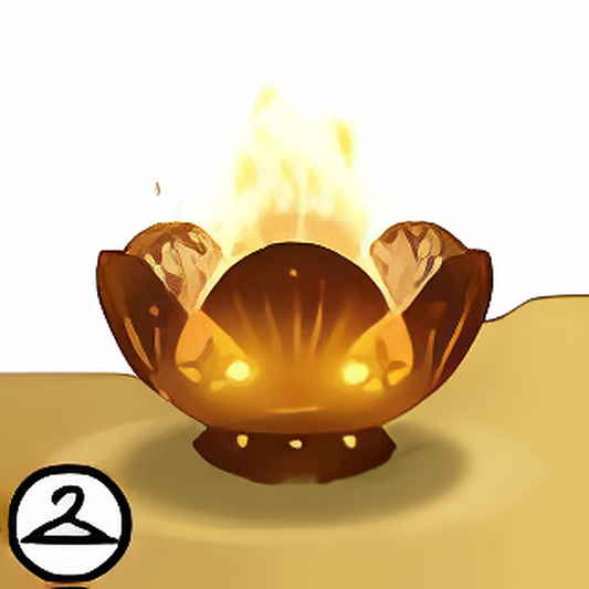 Beach Shell Fire Pit Foreground