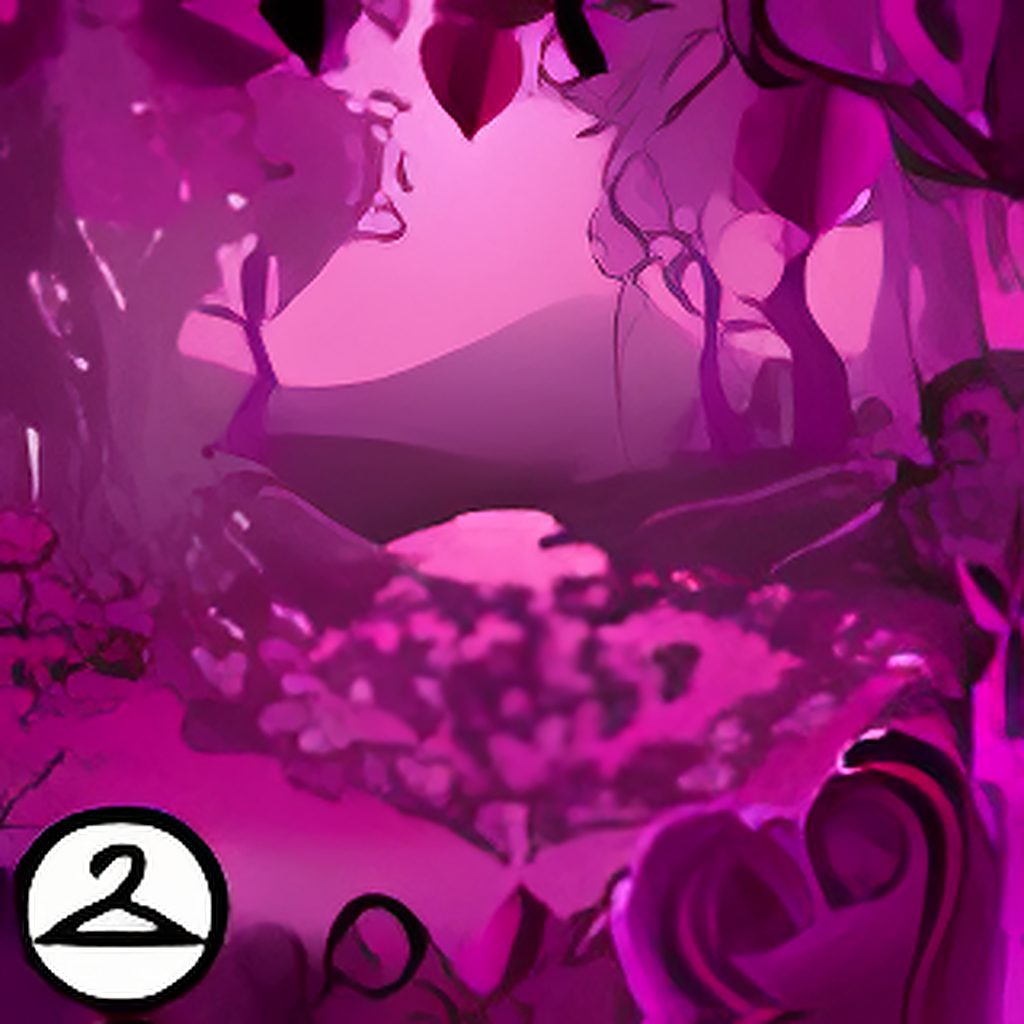 Glade of Pink Background