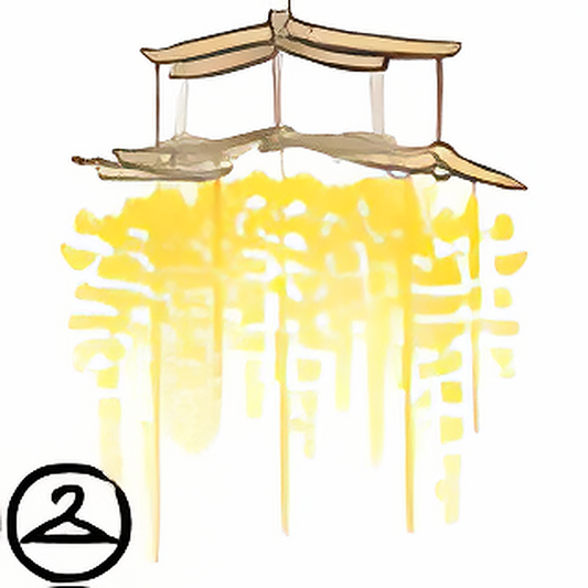 Dyeworks Gold: Sea Glass Chandelier