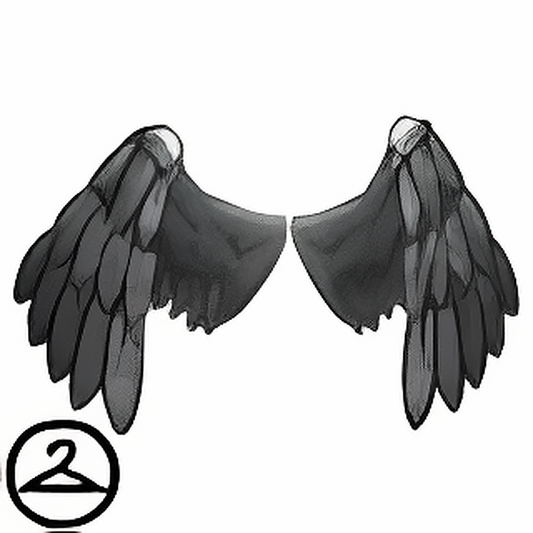 Charred Mutant Feathered Wings