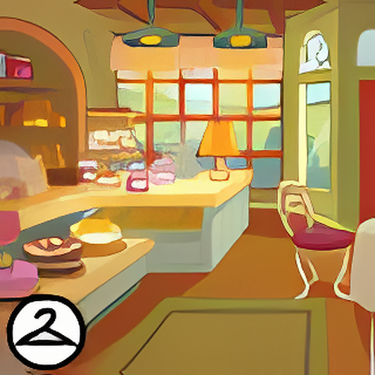 Inside a Pastry Shop Background