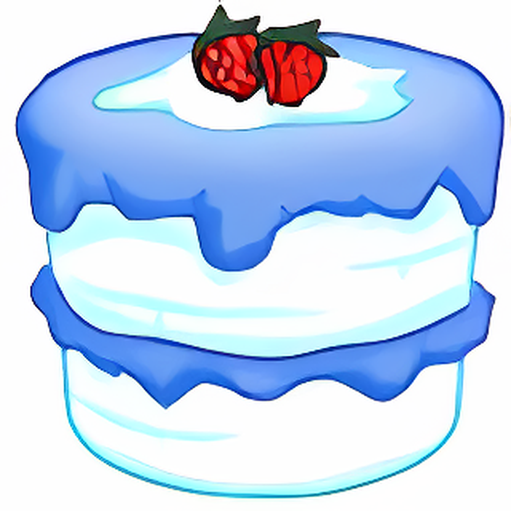 Blueberry Deluxe Cake