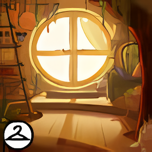 Cozy Tree House Windows Background Item