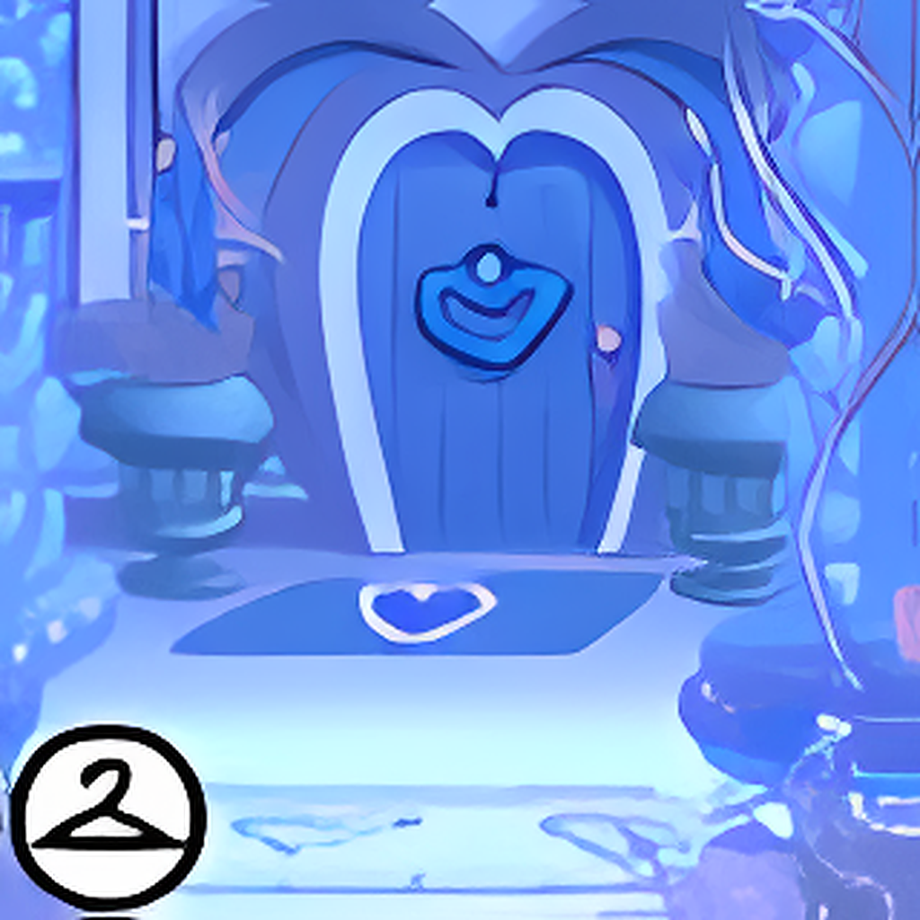 Dyeworks Blue: Enchanting Hearts Front Porch Background