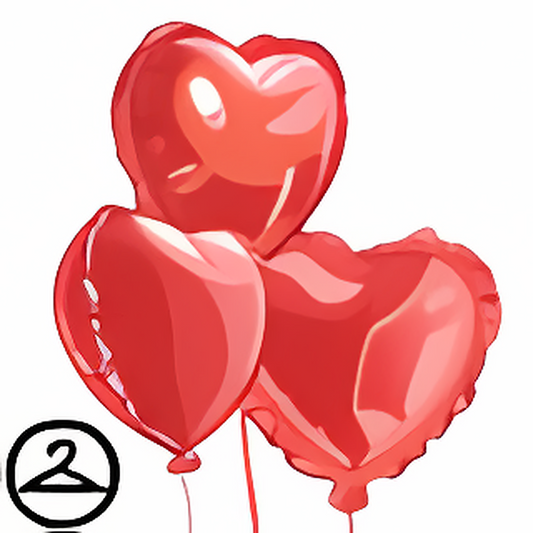 Dyeworks Red: Gothic Valentine Balloons