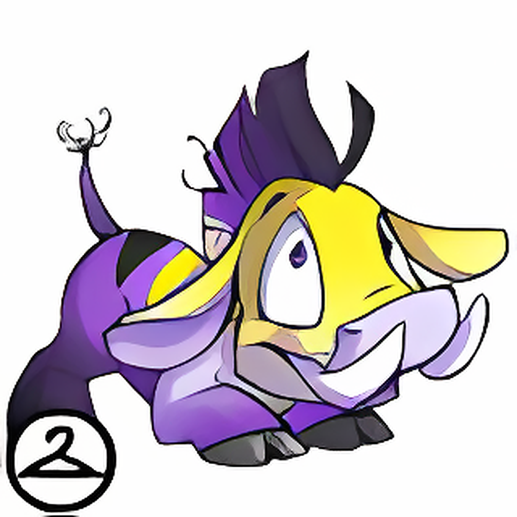 Prismatic Nonbinary: Adoring Rainbow Moehog