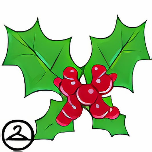 Festive Holly Wings