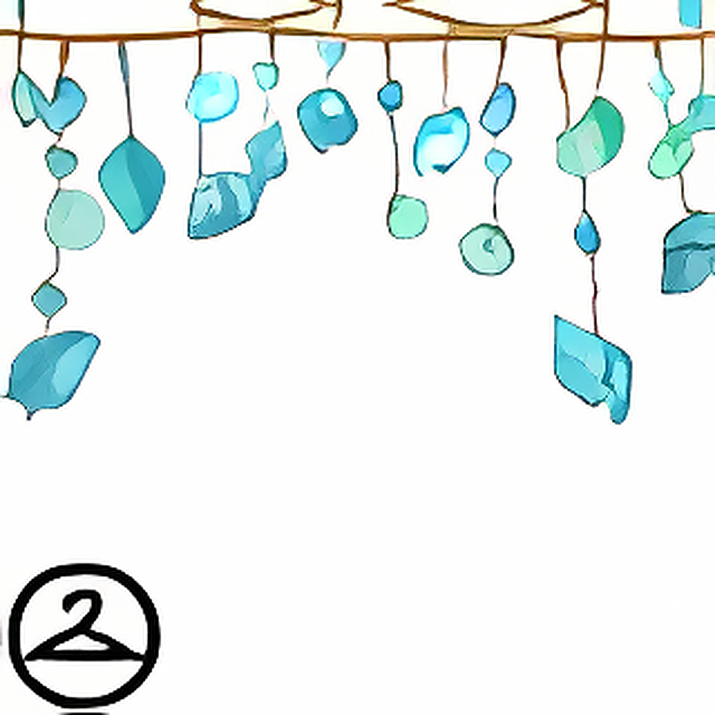 Dyeworks Blue: Garland of Seashells