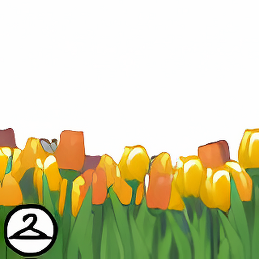 Pretty Yellow Tulip Foreground