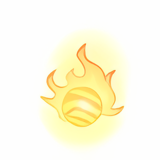 Fiery Throwing Marble