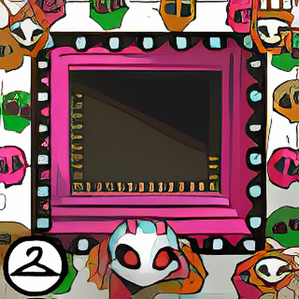 Sugar Skull Frame Background