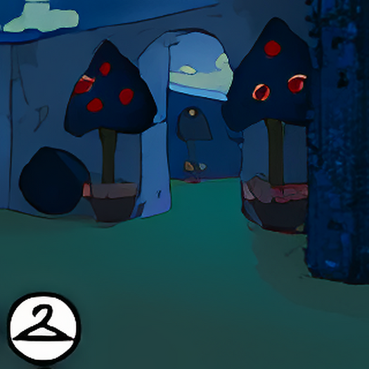 Wonderland Garden Background
