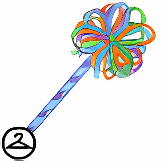 Colourful Ribbon Wand