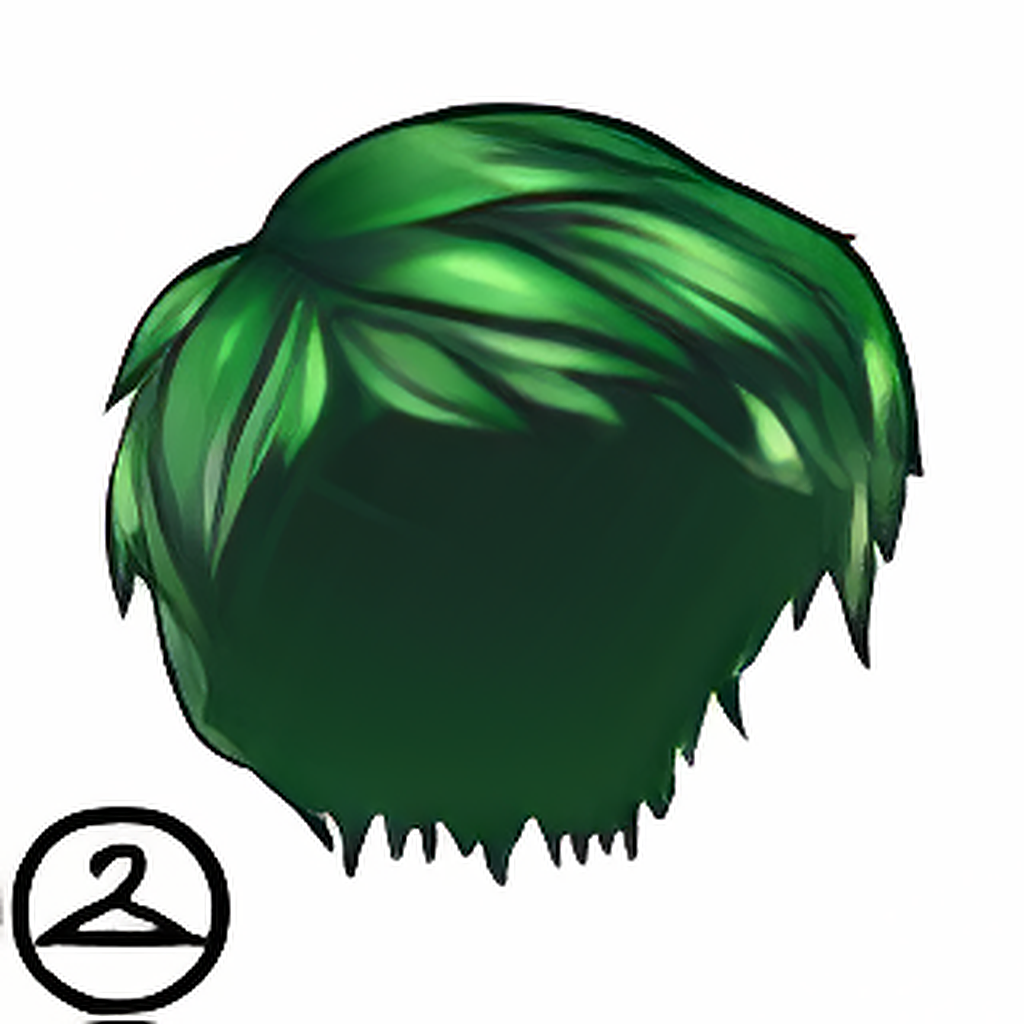 Dyeworks Green: Blonde Gladiator Wig