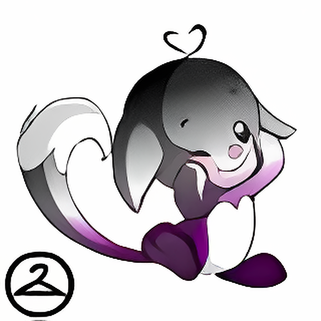 Prismatic Asexual: Adoring Rainbow Kacheek