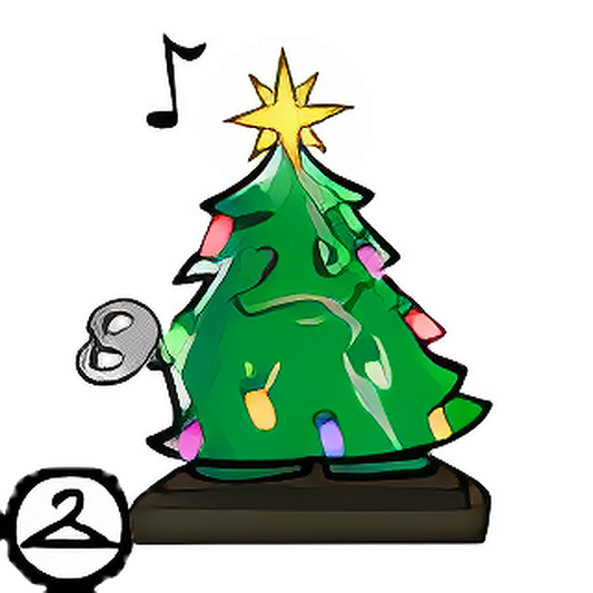 Lighted Plastic Fir