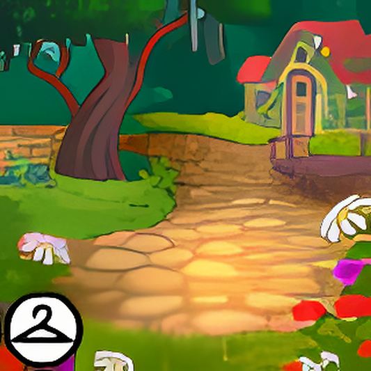 Faerie Garden Hideaway Background