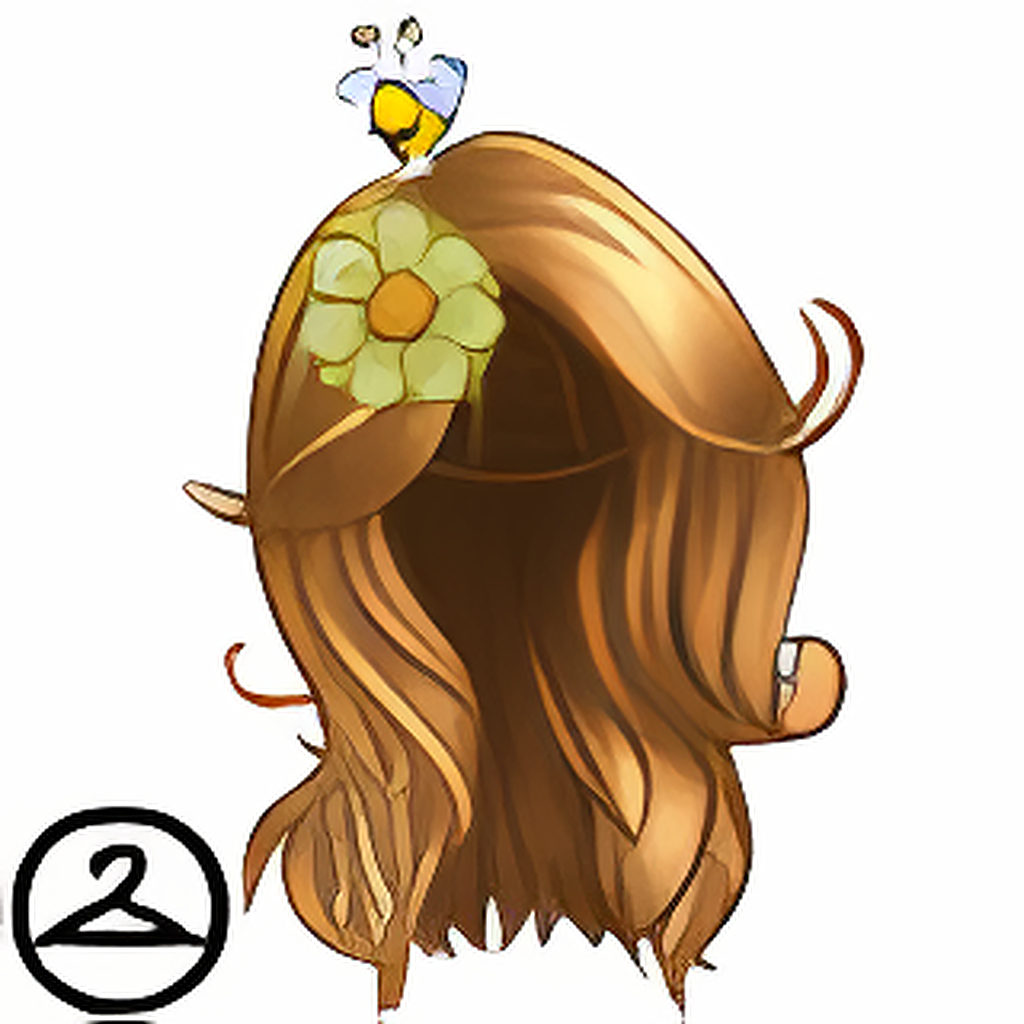 Springabee Flower Wig