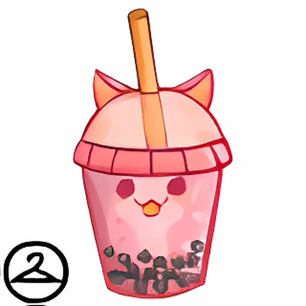 Dyeworks Pink: Boba Tea Cup