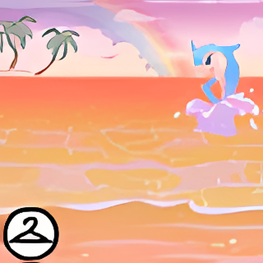 Dyeworks Orange: Splashing Flotsam Beach Background