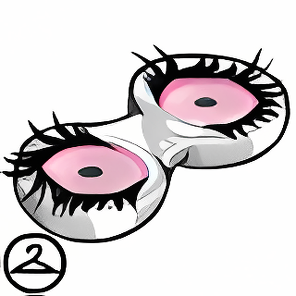 Dyeworks Pink: Big Doll Eyes Contacts