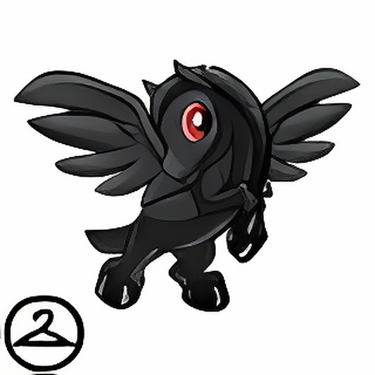 Flying Black Alabriss Petpet Companion Foreground