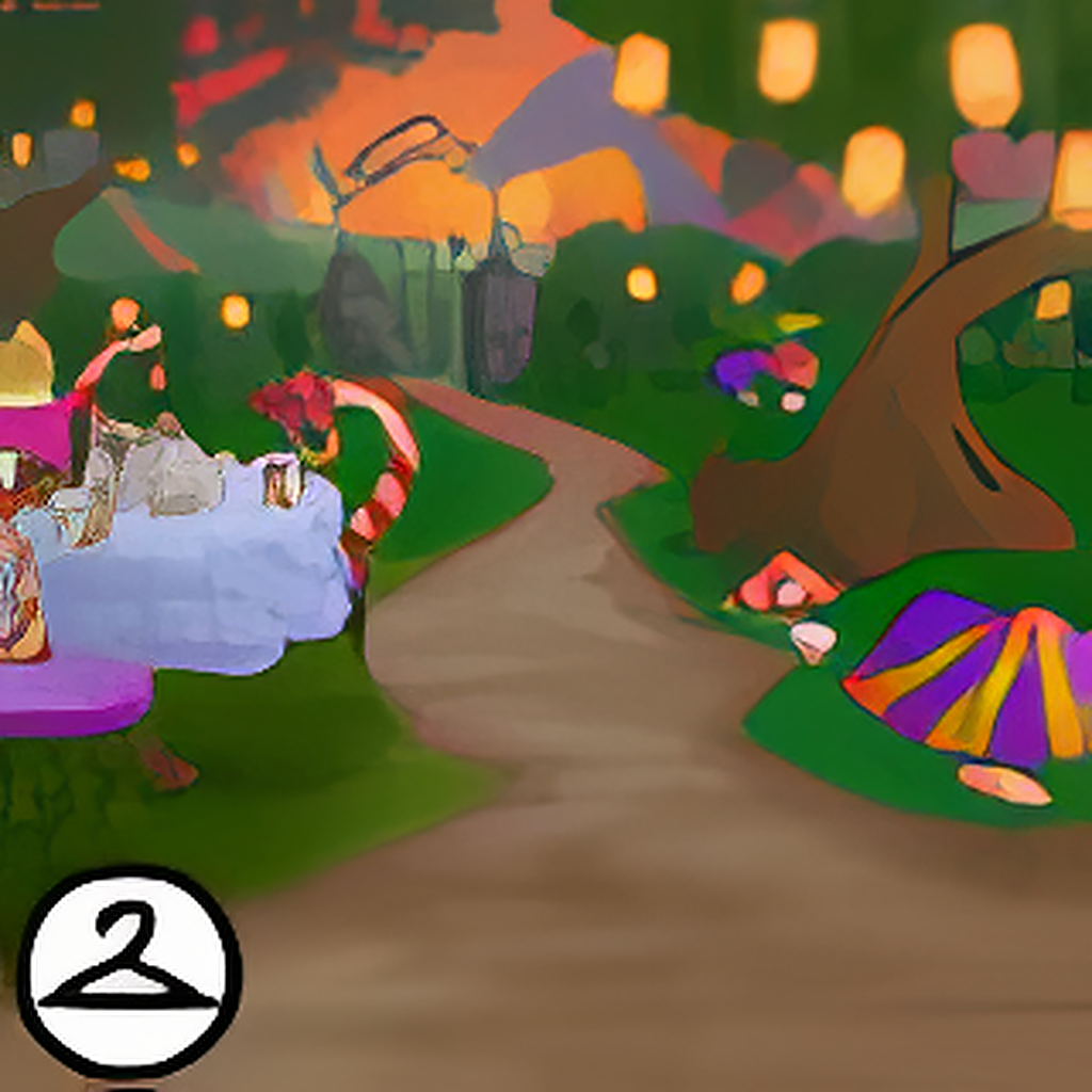 Mad Tea Party Background
