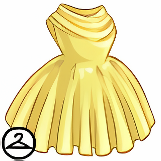 Dyeworks Yellow: Mutant Pink Ruffle Dress