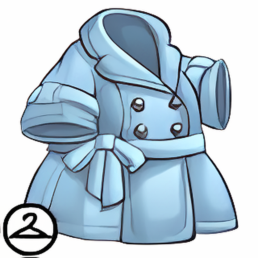 Light Blue Dress Coat