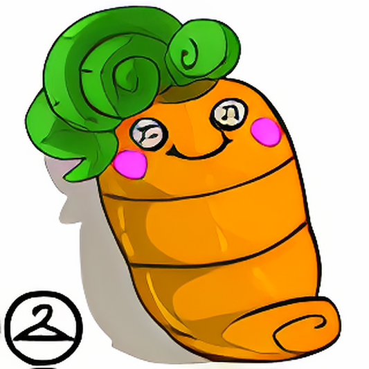 Stuffed Carrot Handheld Plushie