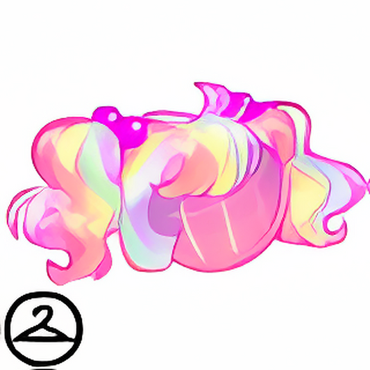 Baby Rainbow Pigtails Wig