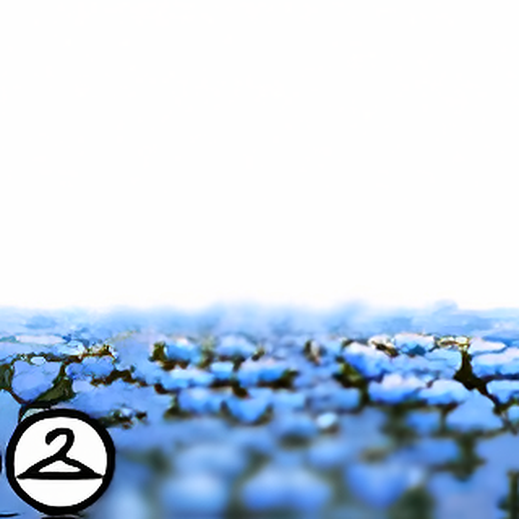 Dyeworks Blue: Field of Flowers Foreground