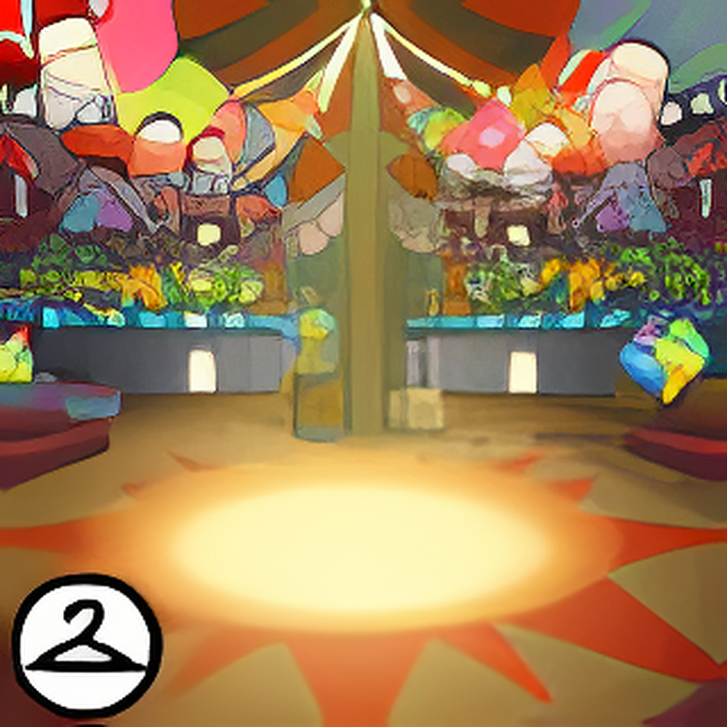 Inside Circus Tent Background