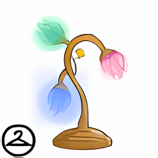 Stand Up Flower Lamp
