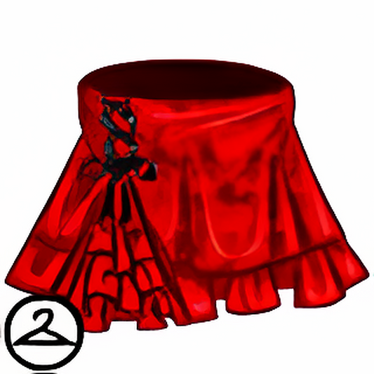 Gothic Red Skirt