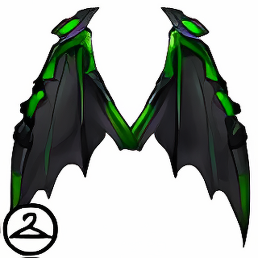 Green Warlock Battle Wings