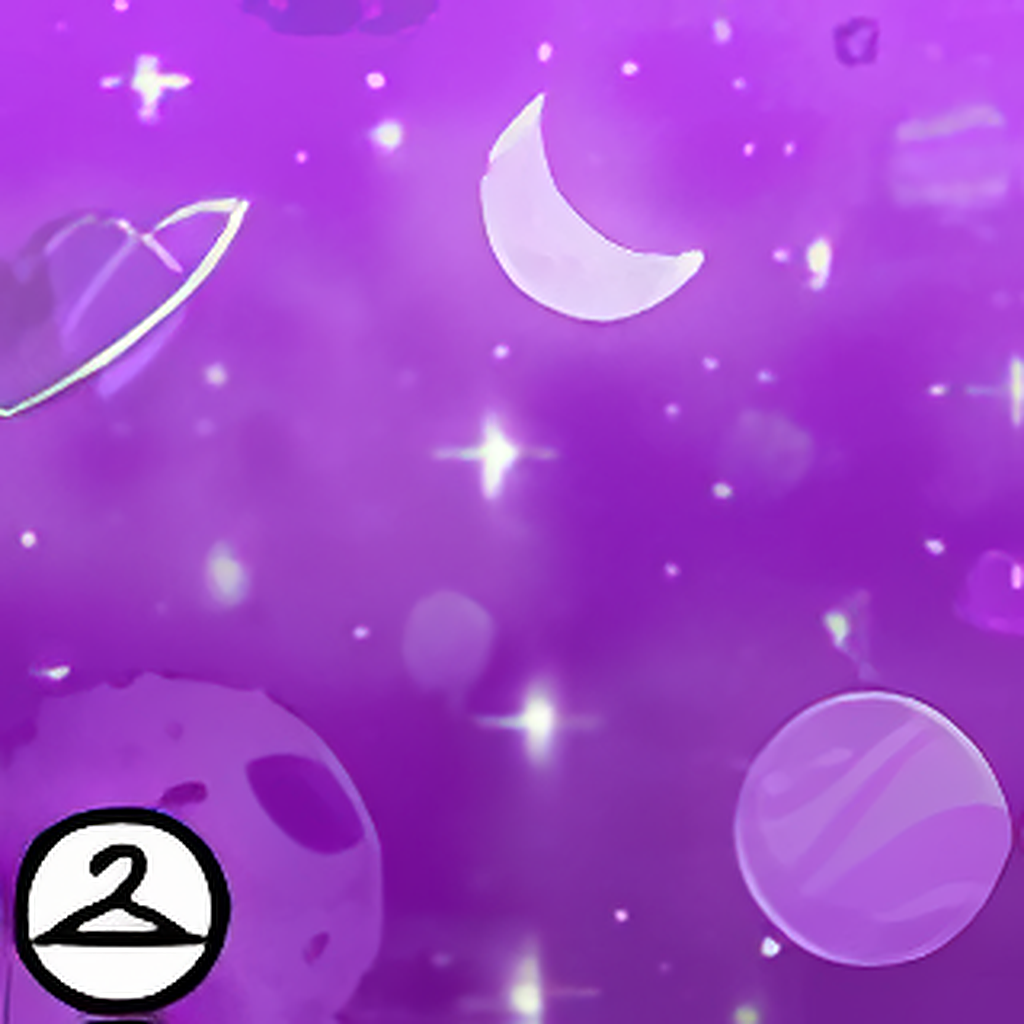 Dyeworks Purple: Pastel Galaxy Background