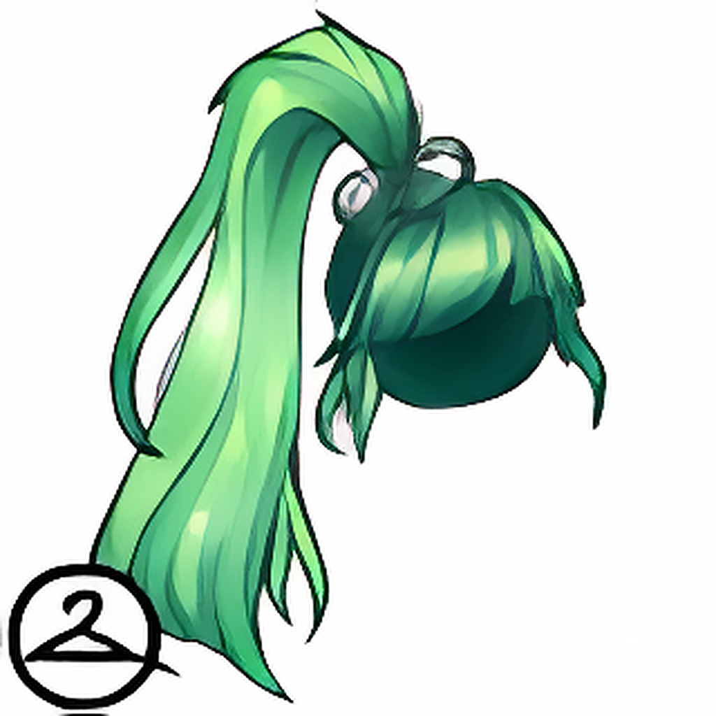 Fierce High Ponytail and Bangs Wig