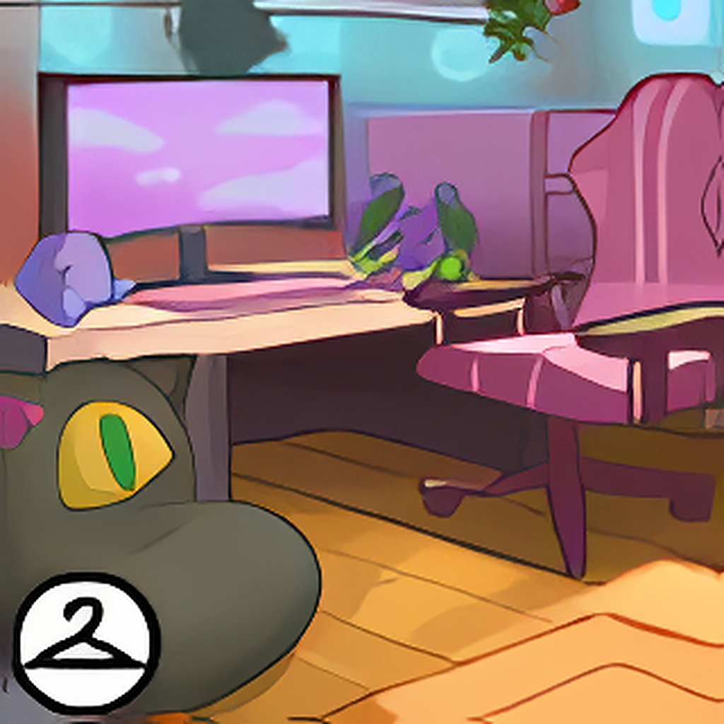 Cutest and Cosiest Gamer Room Background